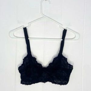 Free People Intimately Black Lace Bra